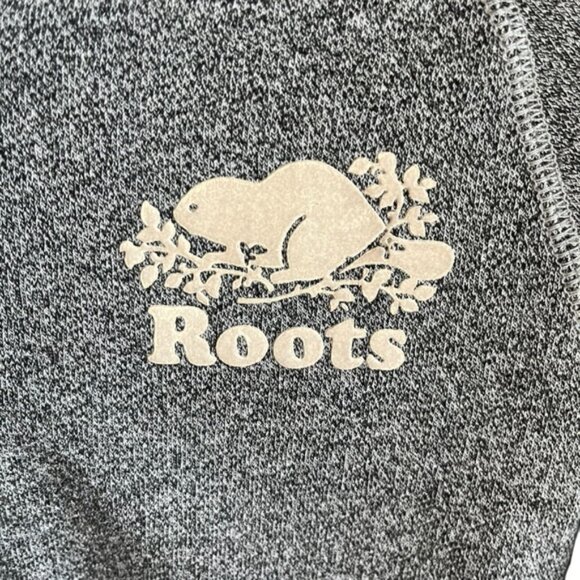 Roots Zip Up Hoodie XS Gray Salt Pepper Canada - Picture 4 of 13